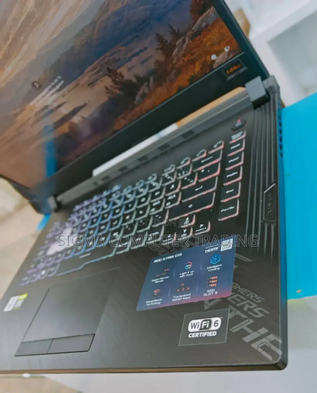 New Laptop Asus ROG Strix G15 16GB Intel Core I7 SSD 512GB