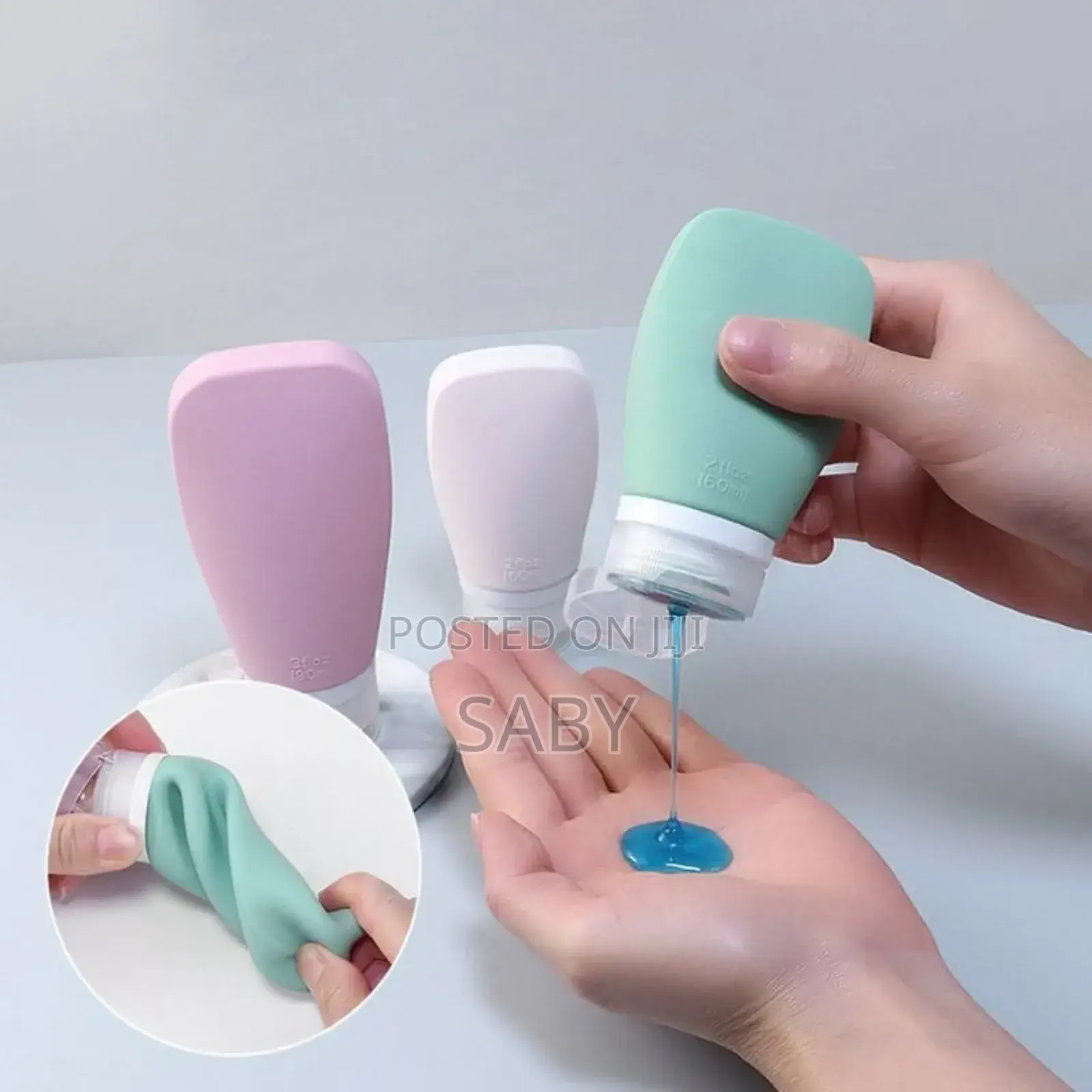 4pce Portable Squeezable Bottle