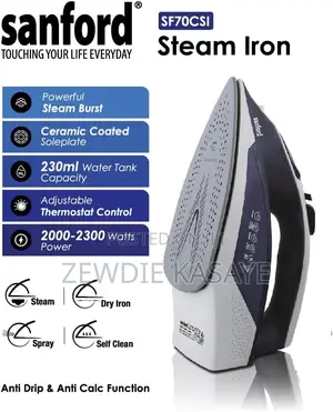 Photo - Sanford Steam Iron 2300 Watts- ካውያ