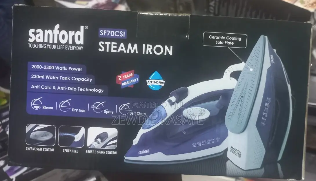 Sanford Steam Iron 2300 Watts- ካውያ