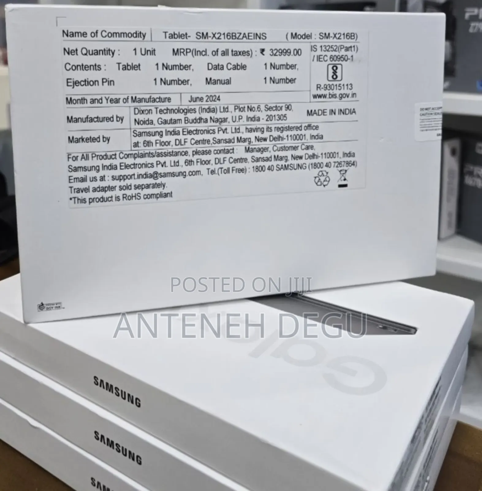 New Samsung Galaxy Tab A9 128 GB Black