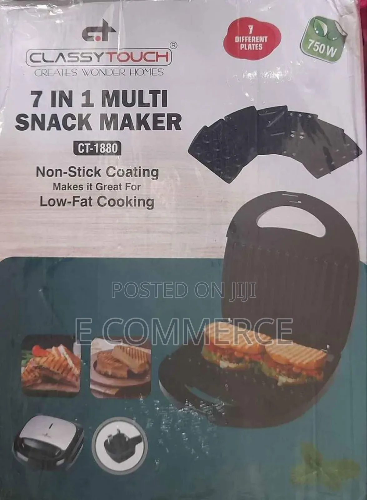 Classy Touch 7 In 1 Multi Snack Maker