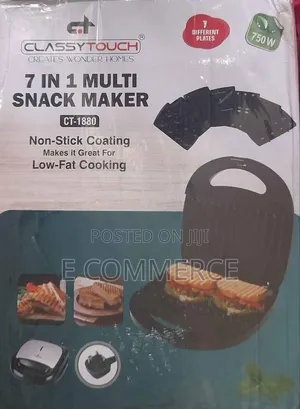 Classy Touch 7 In 1 Multi Snack Maker