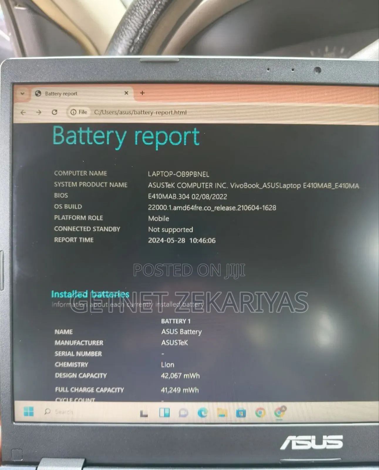 New Laptop Asus VivoBook 15 X540NA 4GB SSD 72GB