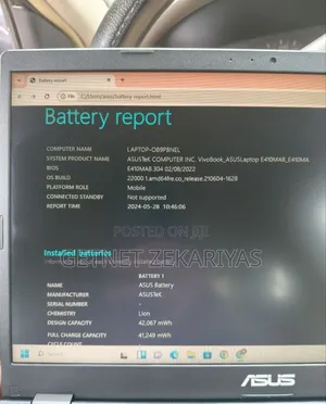 Photo - New Laptop Asus VivoBook 15 X540NA 4GB SSD 72GB