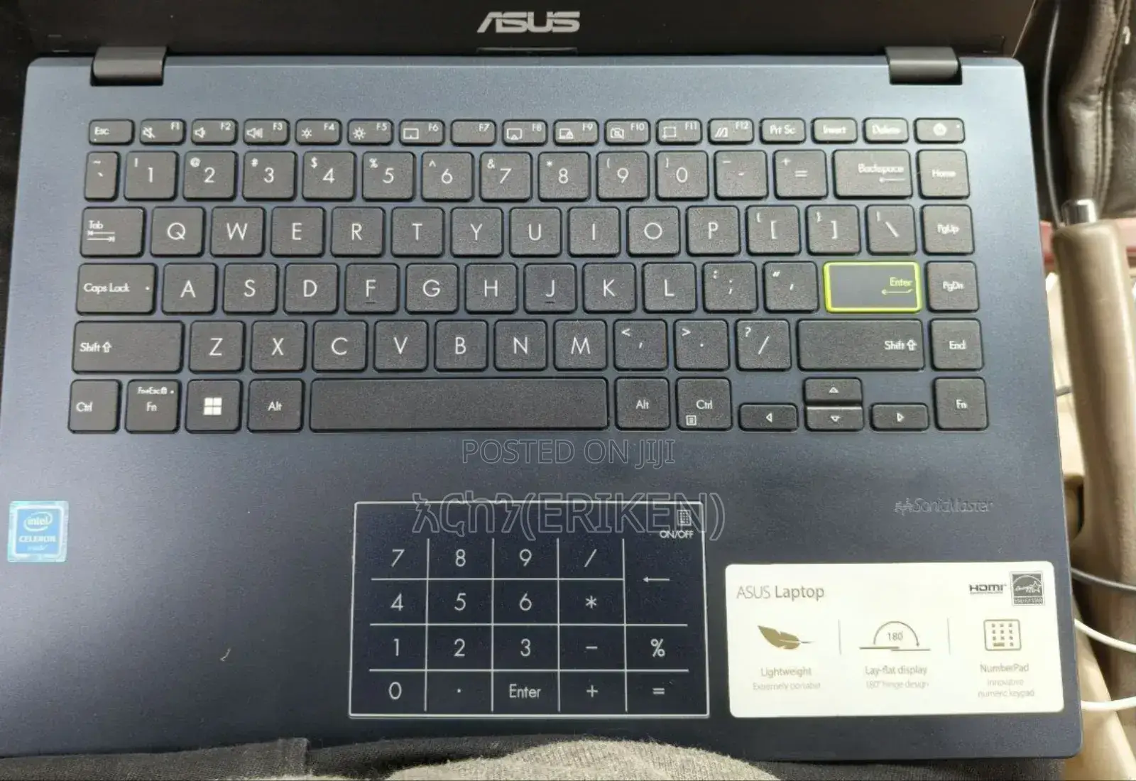 New Laptop Asus 4GB Intel Pentium SSD 72GB