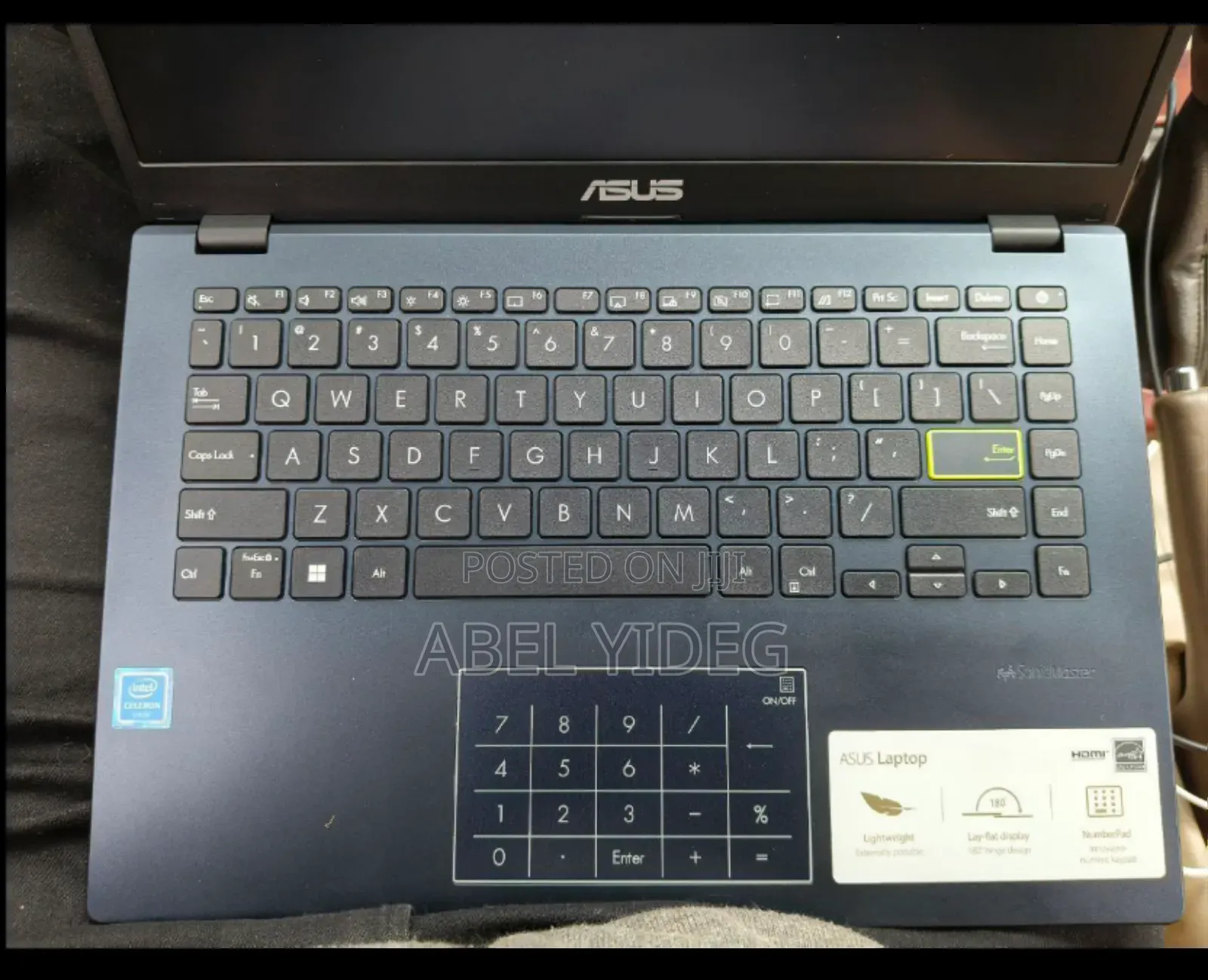 New Laptop Asus 4GB Intel Pentium SSD 60GB