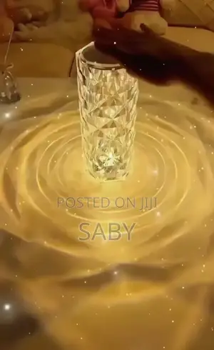 Photo - Led Crystal Diamond Table Lamp