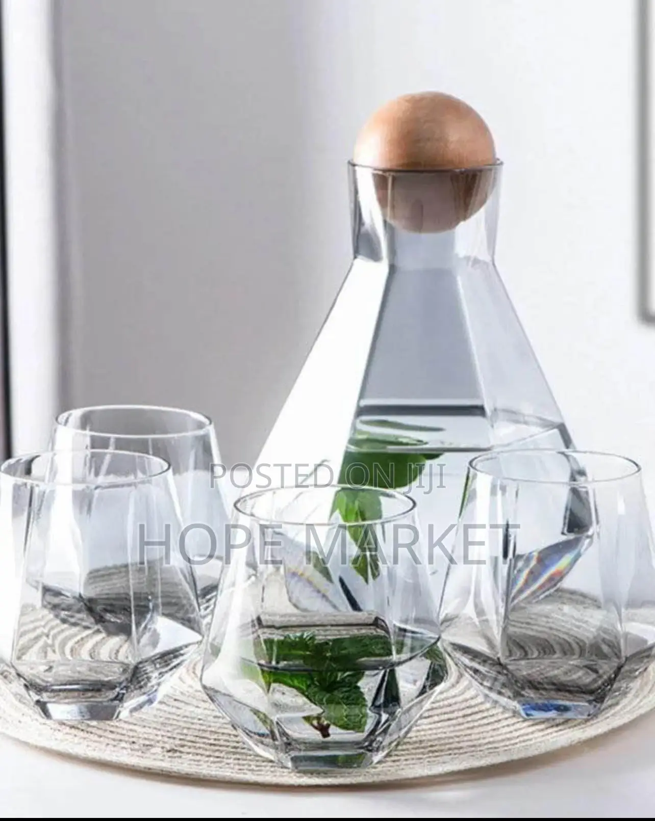 7pcs Glass Water Set
