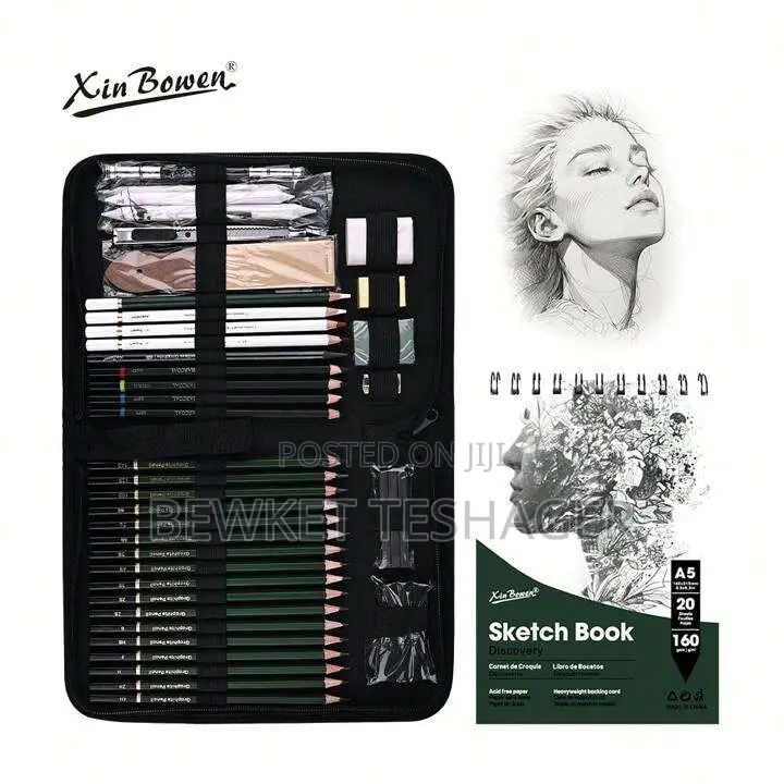 43-Piece Art Sketching Pencil Drawing Set