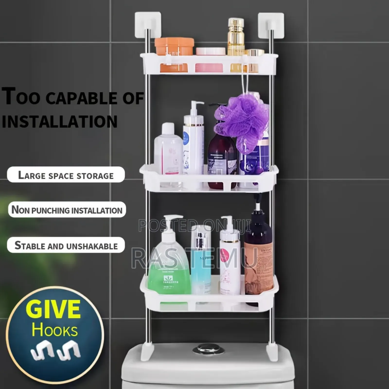 Over Toilet Storage Rank