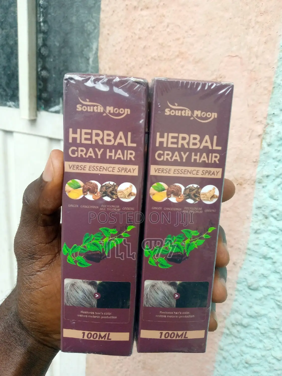 Hebal Gray Hair Organic Hair Spray .