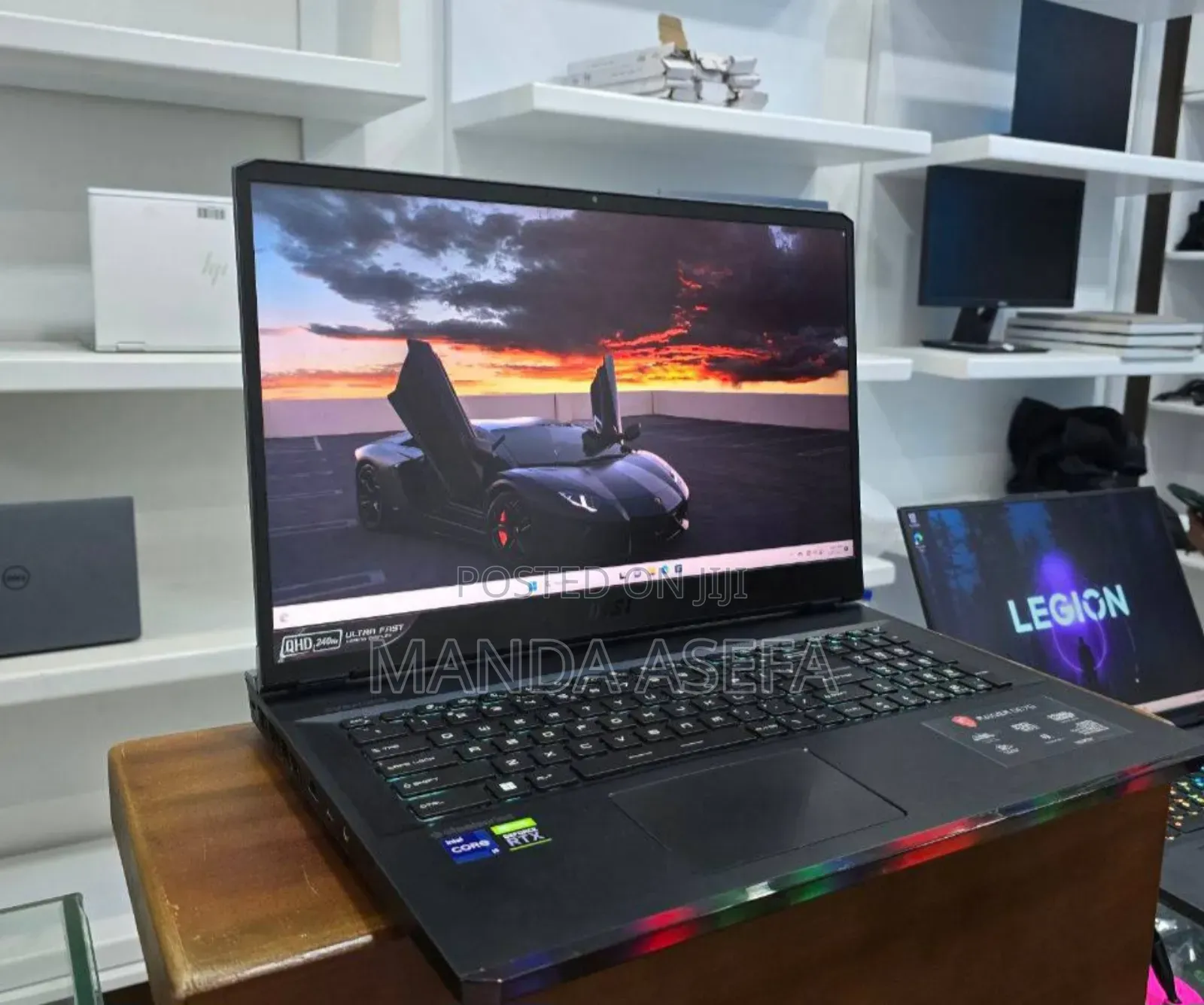 New Laptop MSI Raider GE76 12UGS 32GB Intel Core I9 SSD 2T