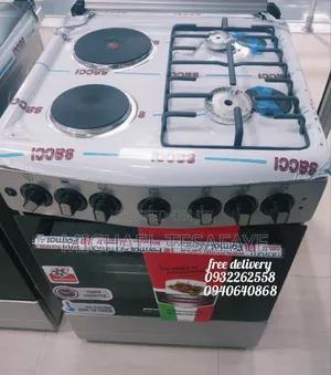 Singel Oven 60*60 Standing Free Stove 2gas 2electric System