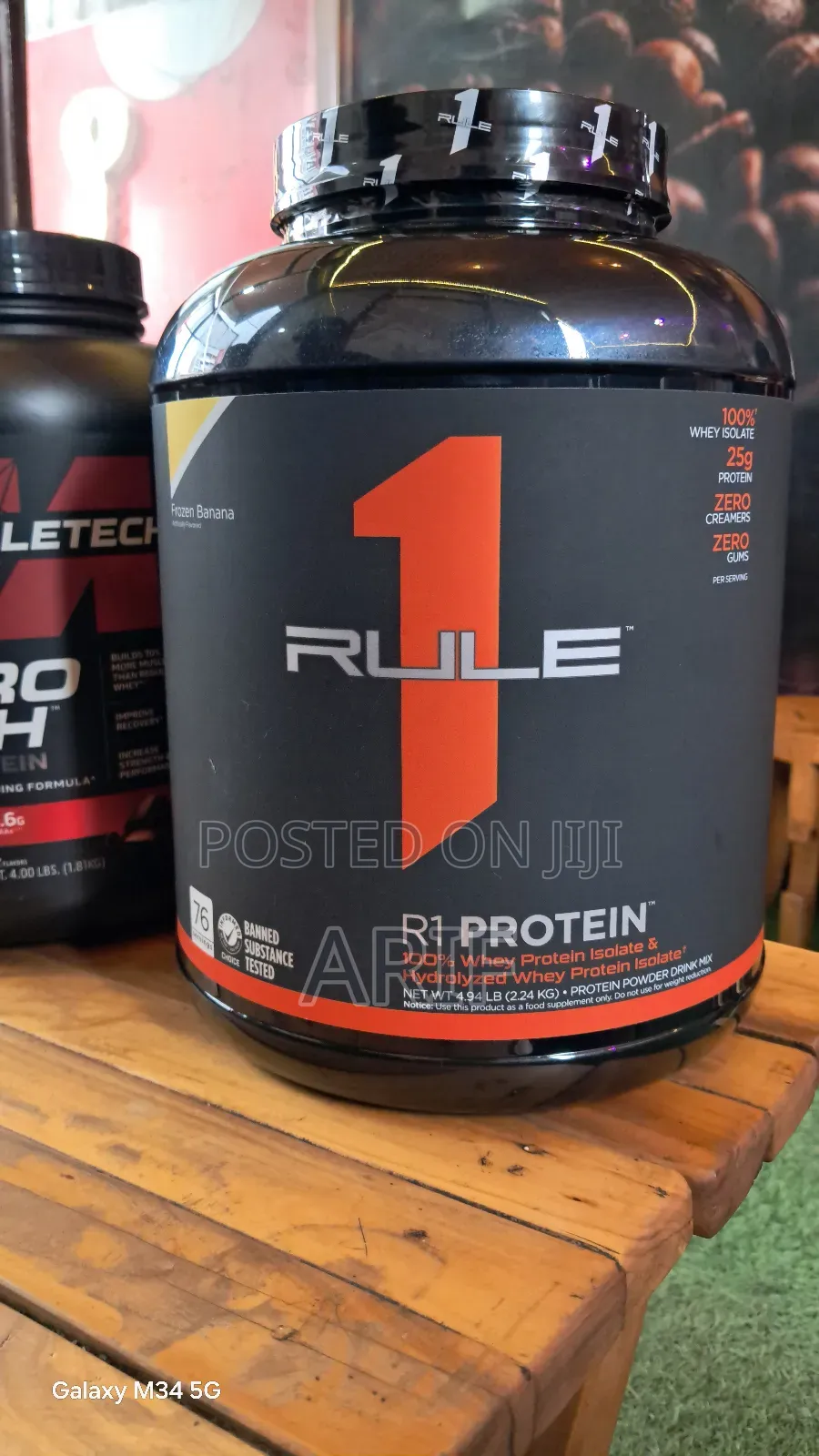 100% Whey Isolate Protein Rule 1