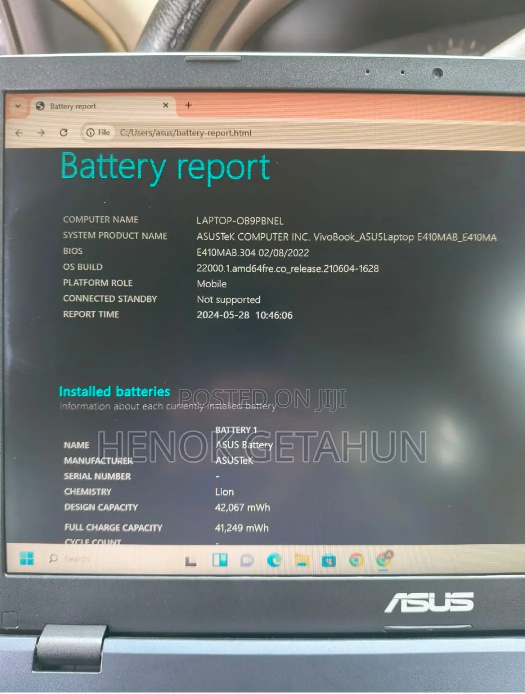 New Laptop Asus VivoBook 15 X505BA 4GB HDD 60GB