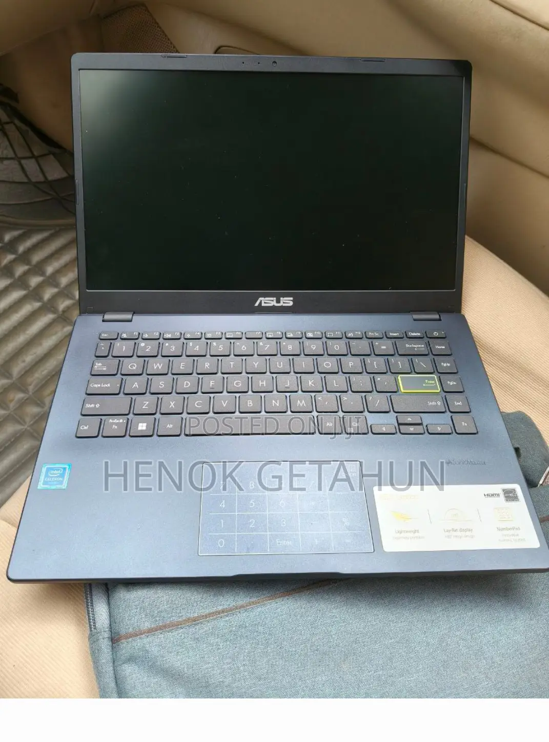 New Laptop Asus VivoBook 15 X505BA 4GB HDD 60GB