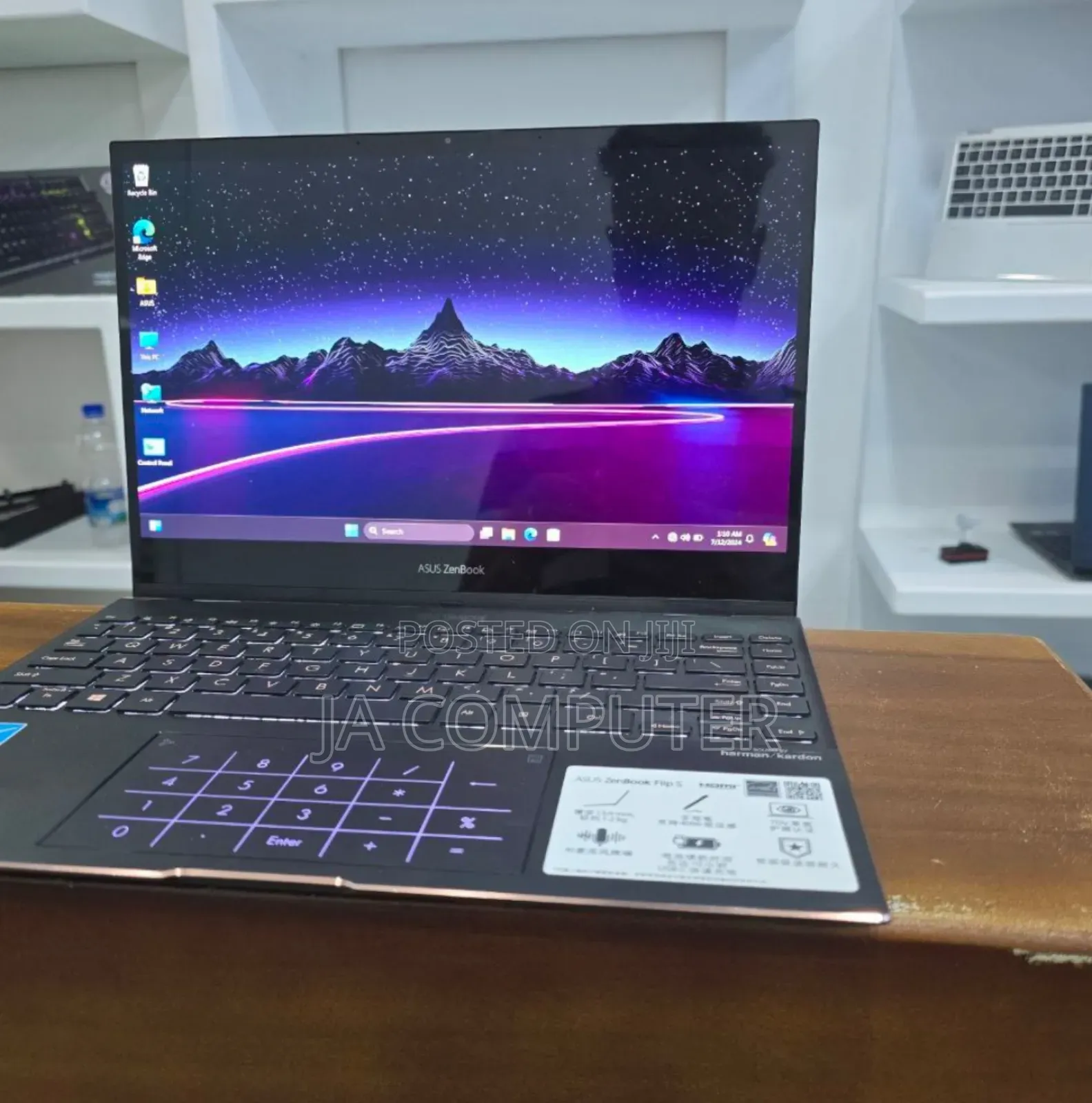 New Laptop Asus ZenBook Flip S UX370UA 16GB Intel Core I7 SSD 1T