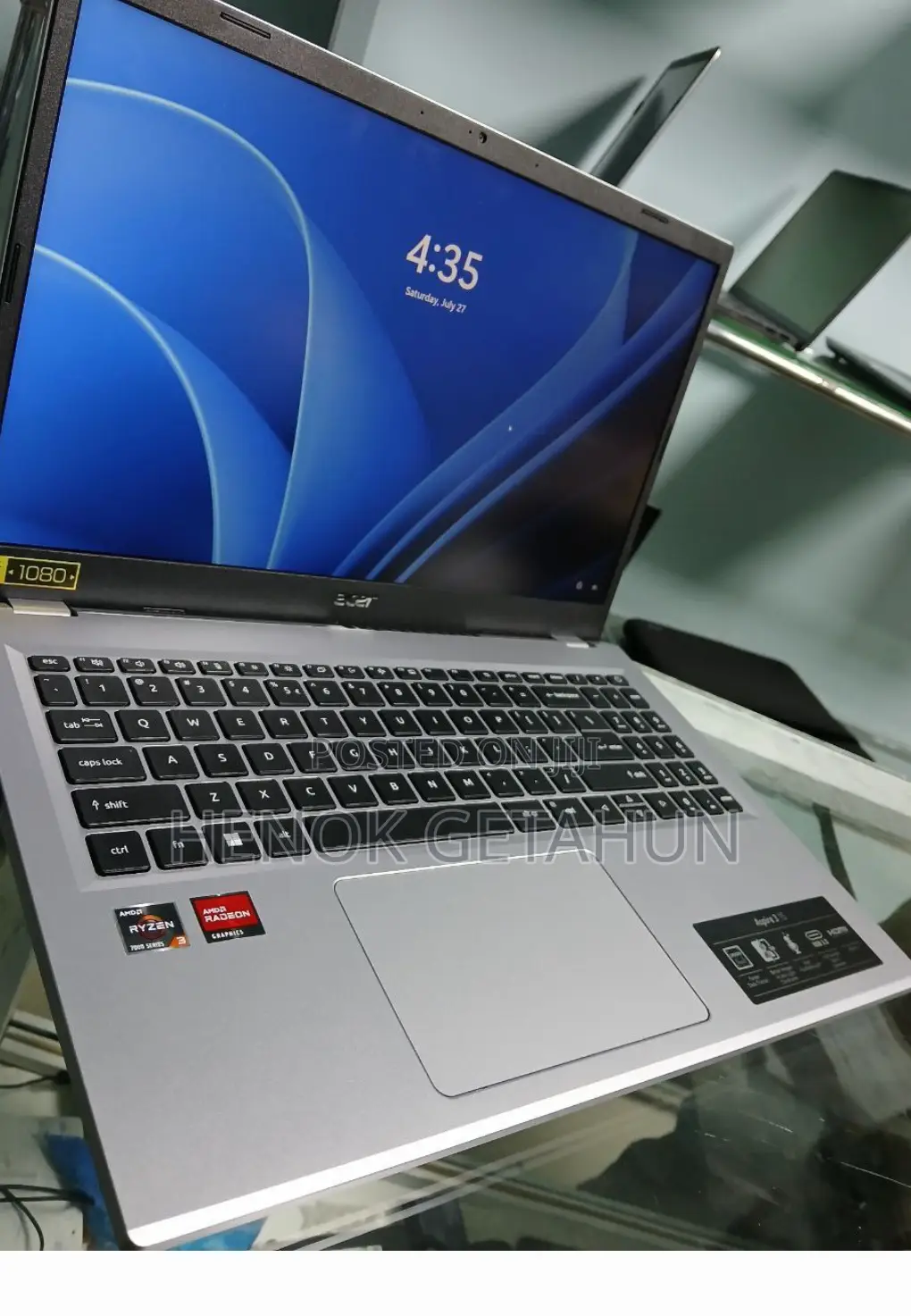 New Laptop Acer Apsire M3 581TG 8GB AMD Ryzen 3 SSD 512GB