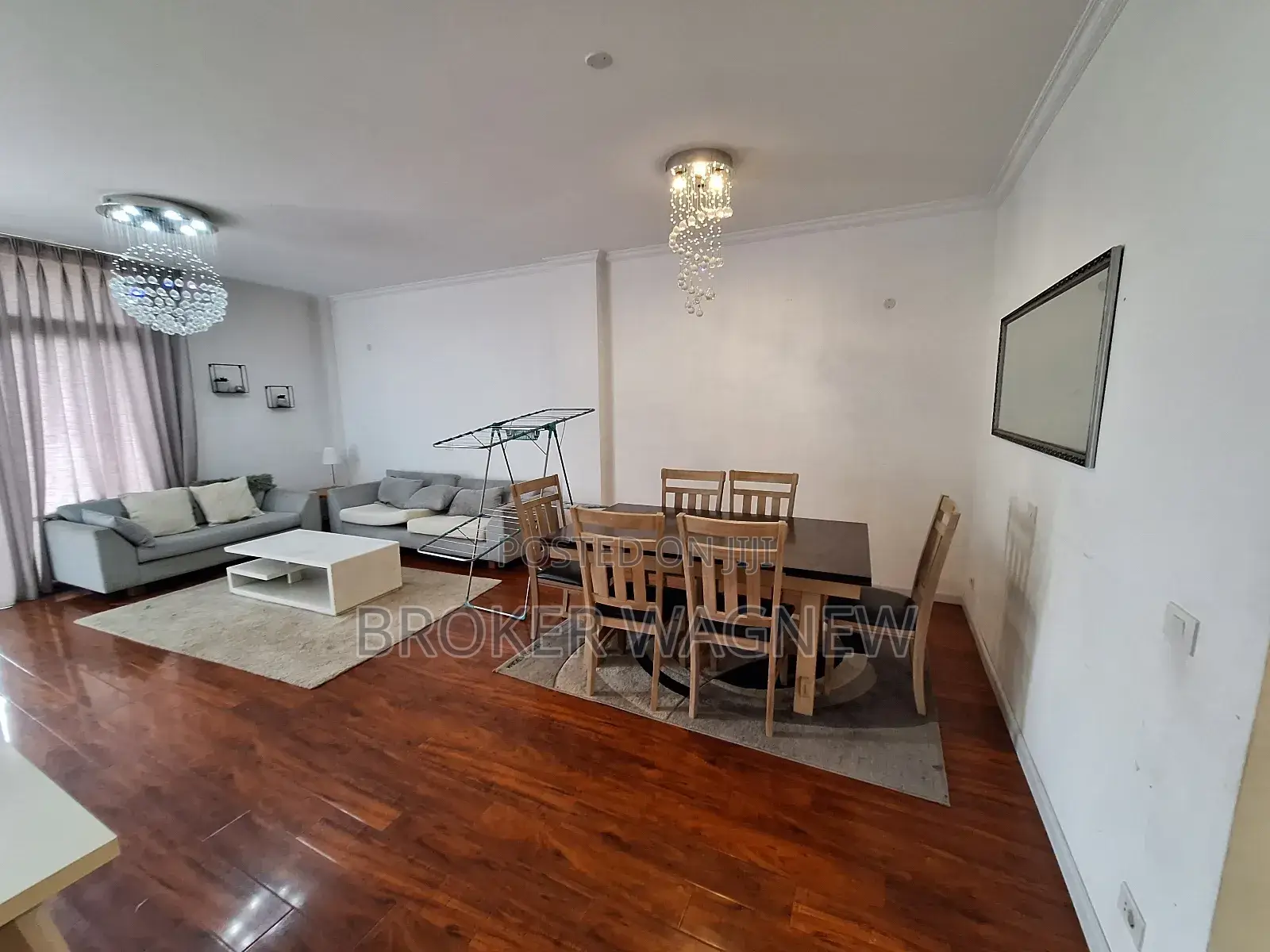 Furnished 3bdrm Apartment in Kirkos for rent