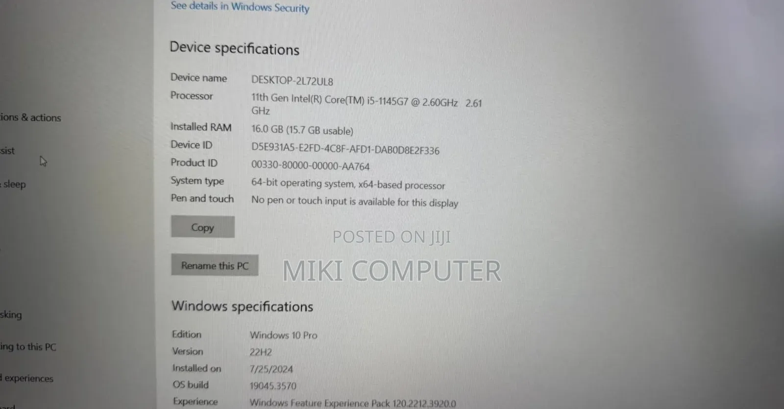 New Laptop HP EliteBook 840 16GB Intel Core I5 SSD 512GB