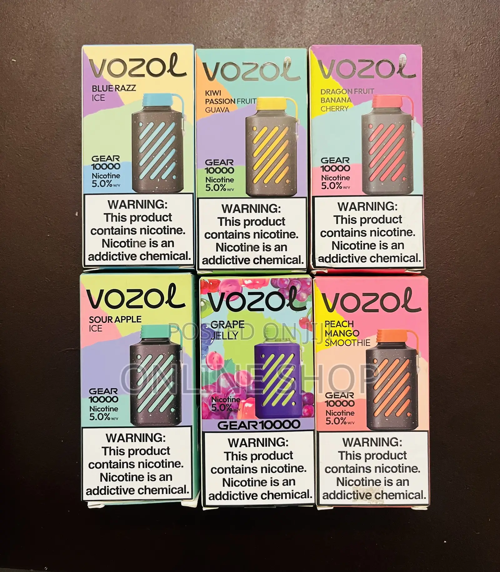Vozol Hookha Vape With Plenty Flavors