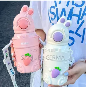 Rabbit Design Water Bottle