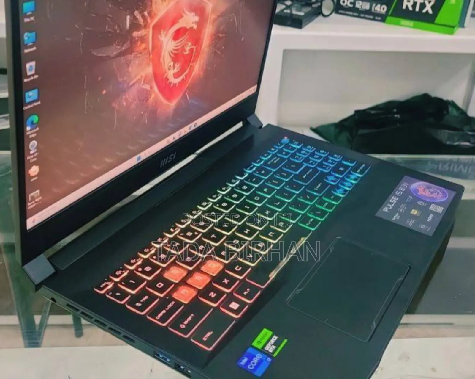 New Laptop MSI Pulse GL66 16GB Intel Core I7 SSD 1T