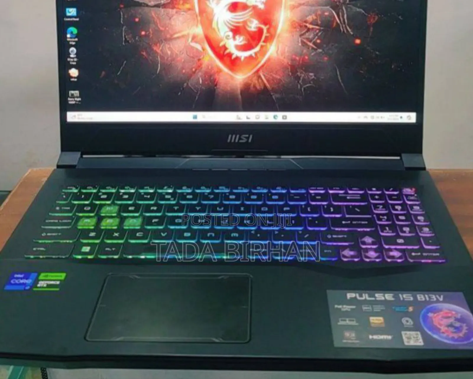 New Laptop MSI Pulse GL66 16GB Intel Core I7 SSD 1T
