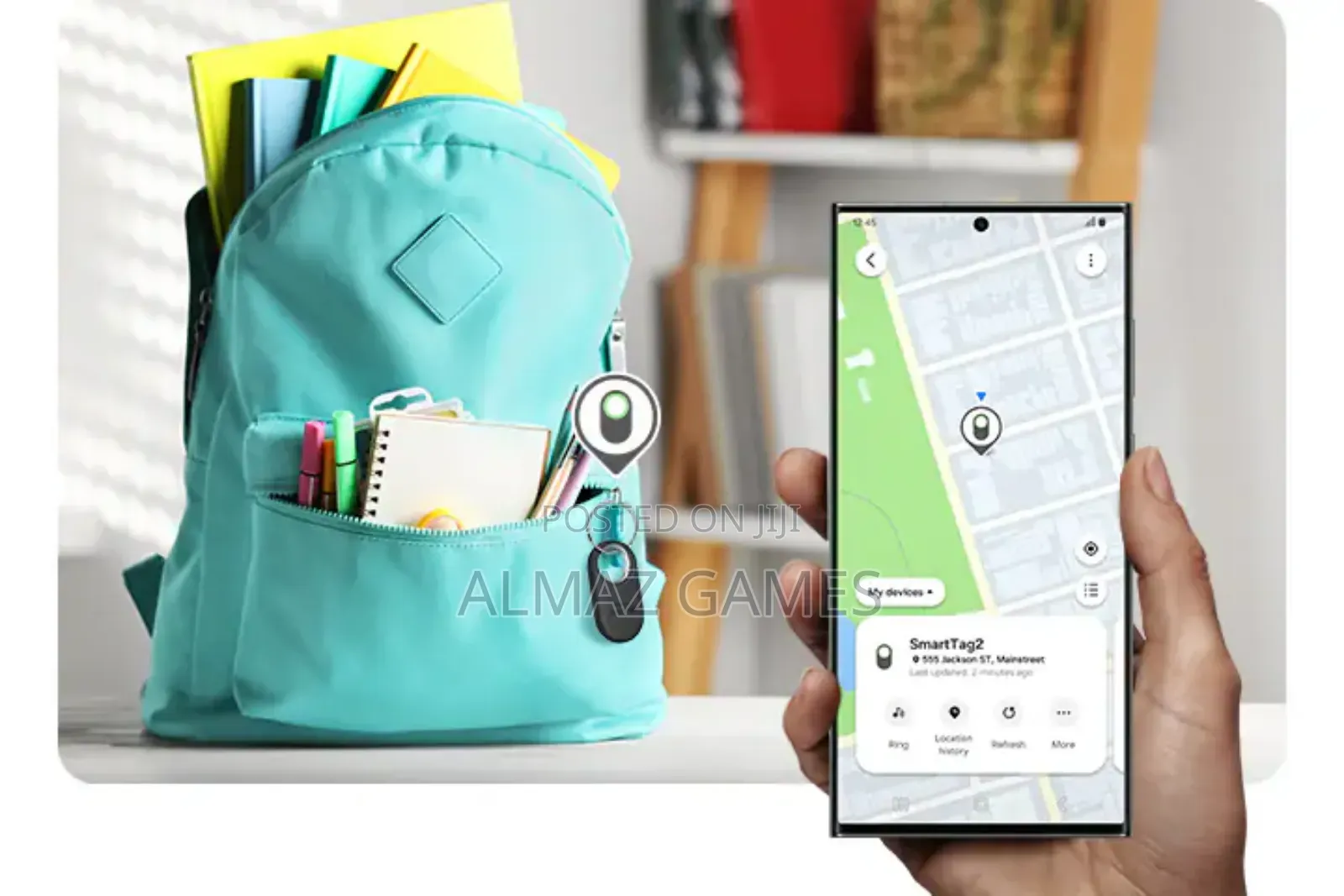 Samsung Galaxy Smarttag2, Bluetooth Tracker ,1 Pack, GPS ጂፒየስ