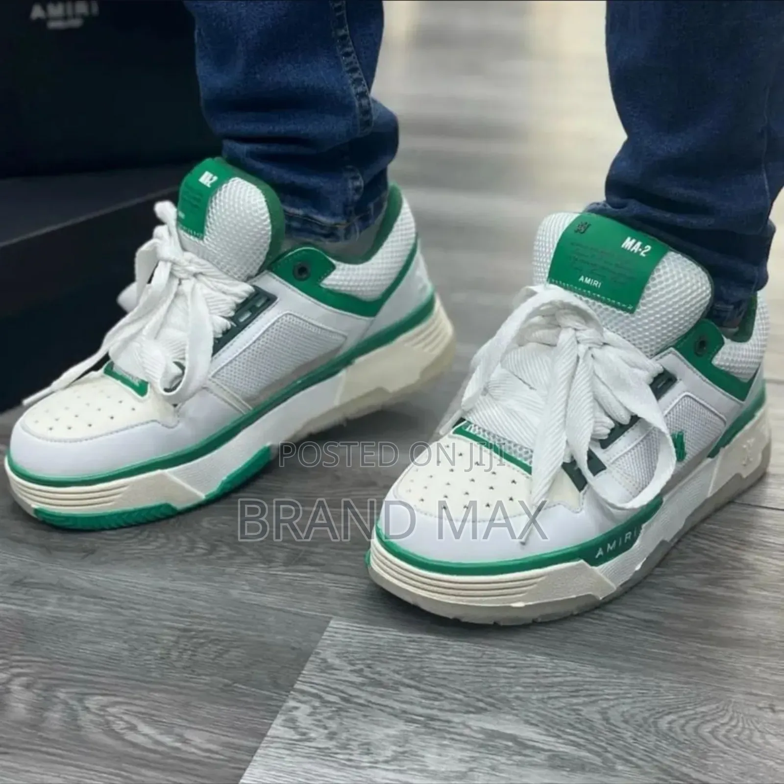 Amiri MA-1 White Green Premium Quality