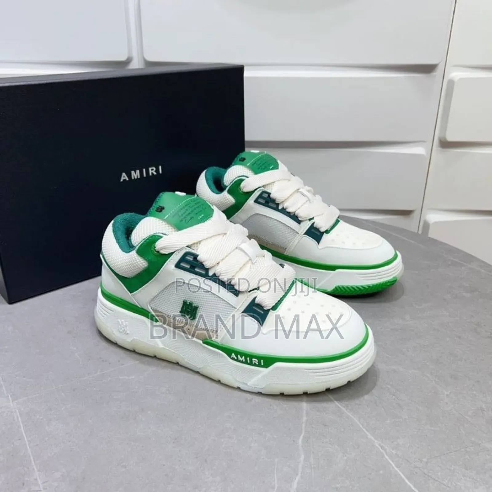 Amiri MA-1 White Green Premium Quality