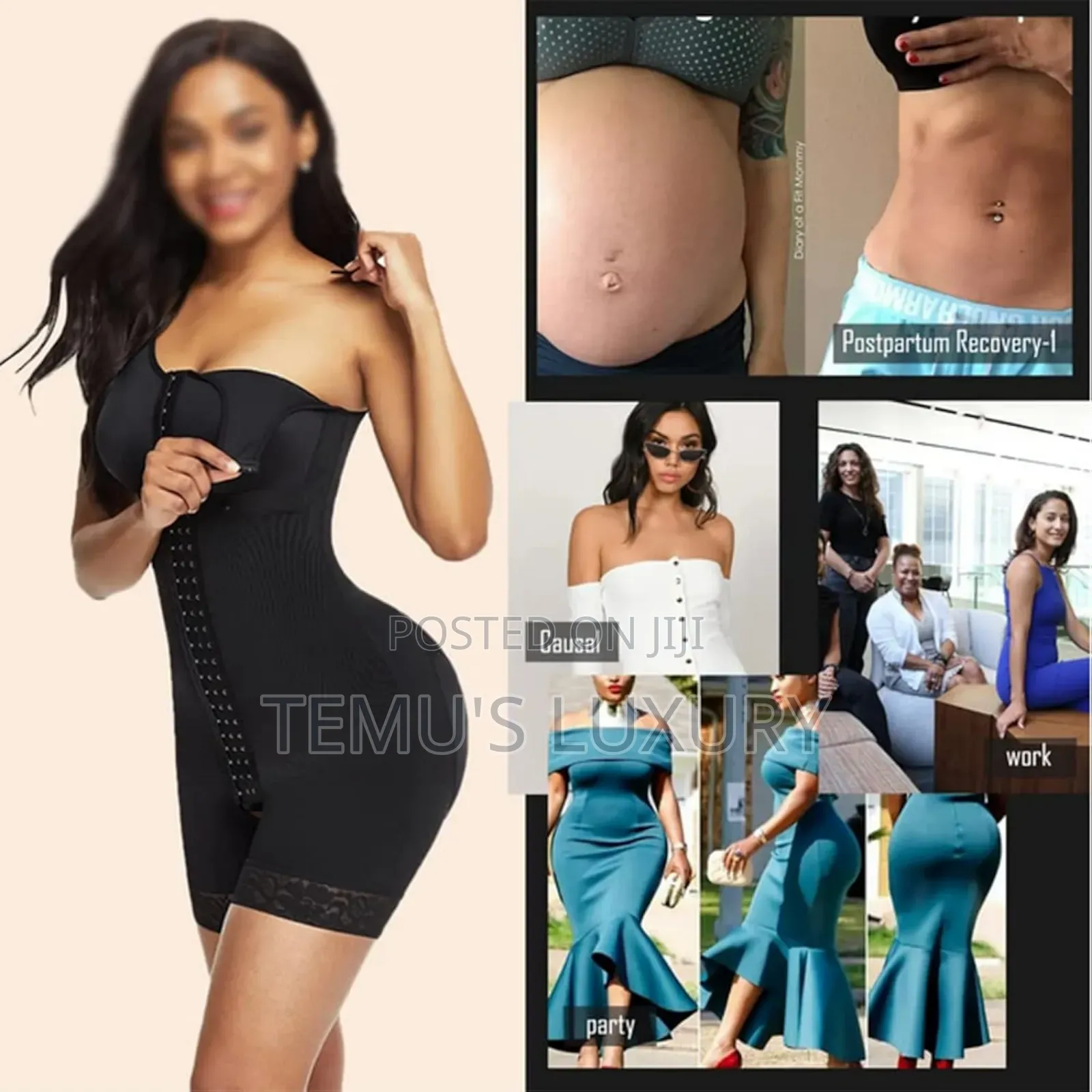 Bodysuit Control Full Body Shaper Post Surgery