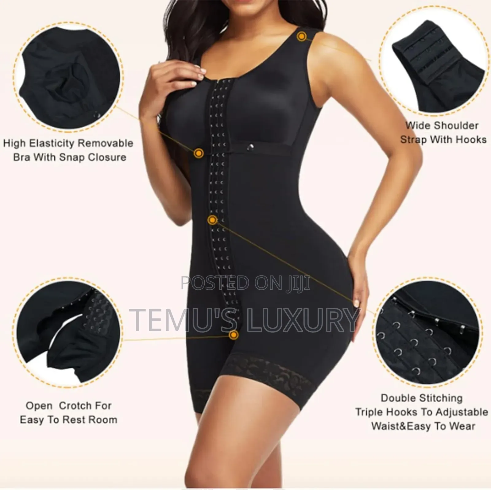 Bodysuit Control Full Body Shaper Post Surgery