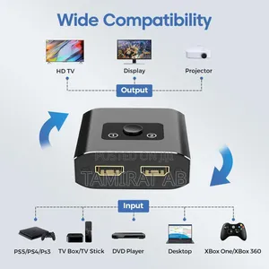 HDMI Splitter/Switcher at 60hz, Bidirectional HDMI Switch
