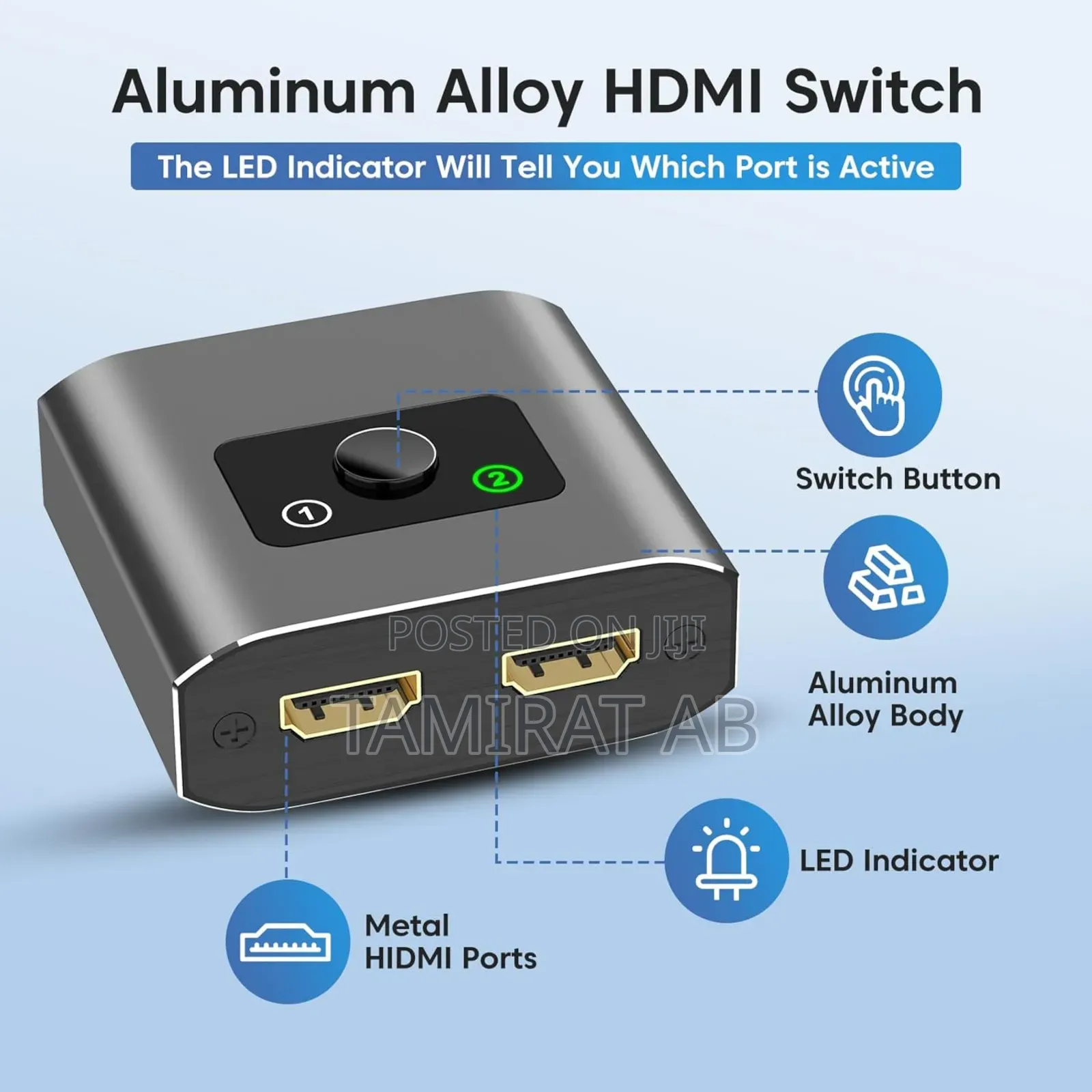 HDMI Splitter/Switcher at 60hz, Bidirectional HDMI Switch