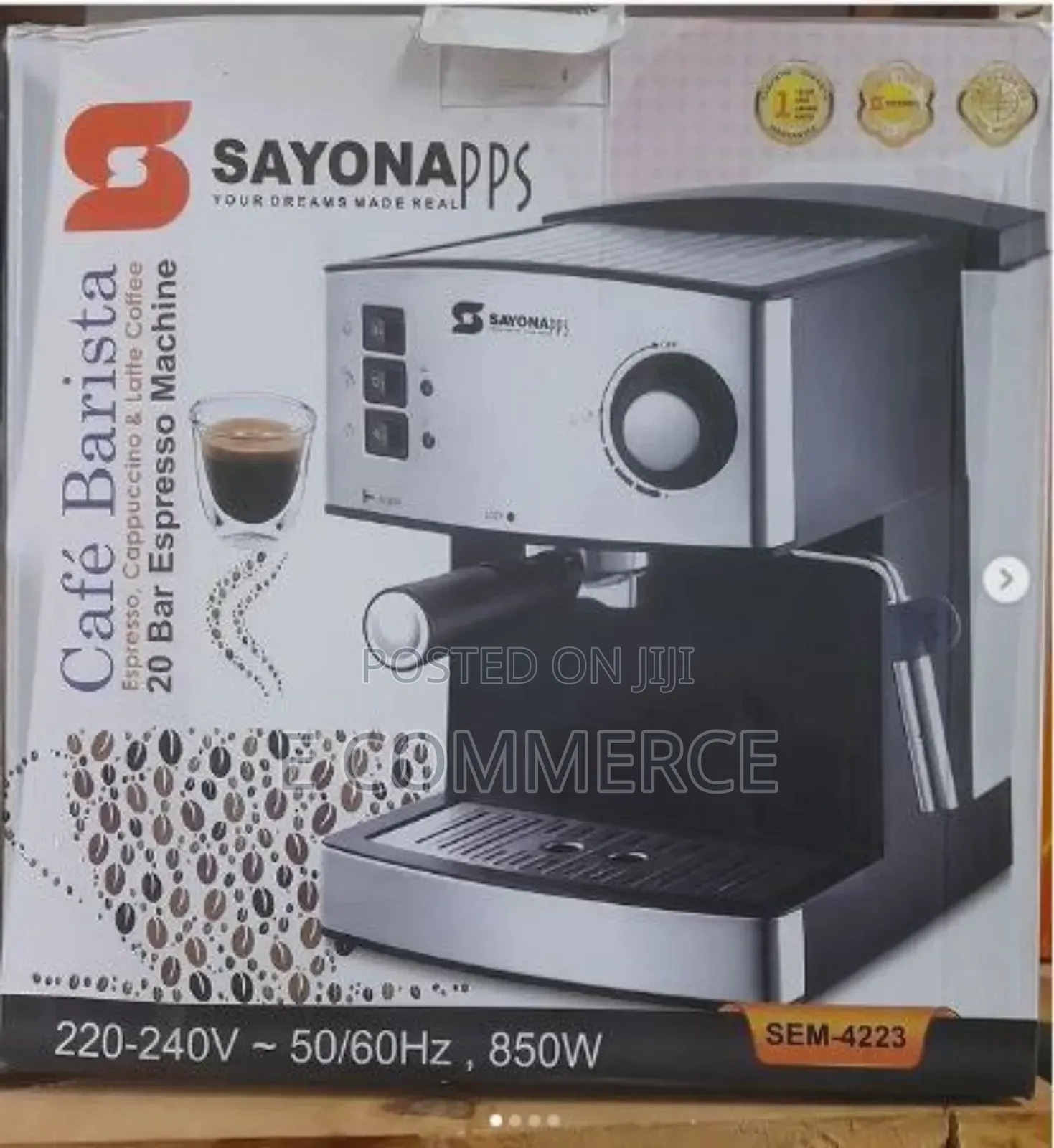 Sayonapps 20 Bar Coffee Maker