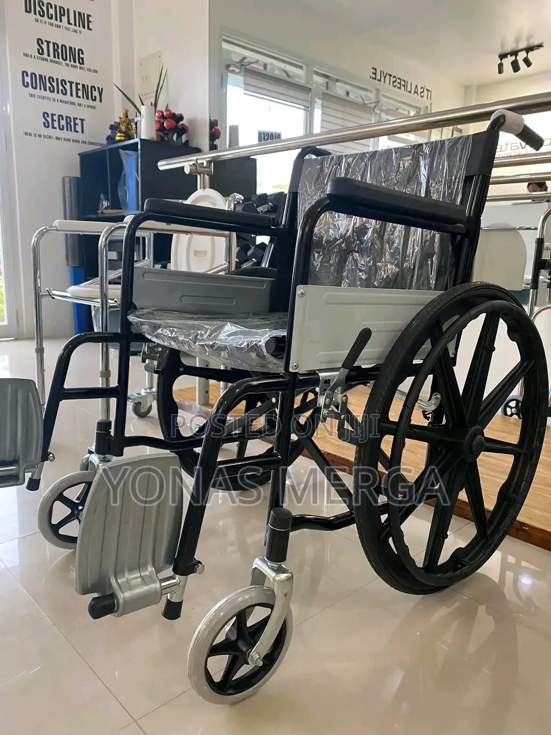 Wheelchair/Loon Mobility 809P Folding Steel Fold Wheelchair