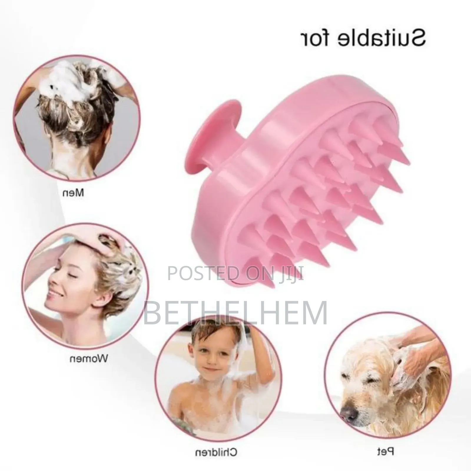 Silicon Hair Scalp Massager Shampoo Brush
