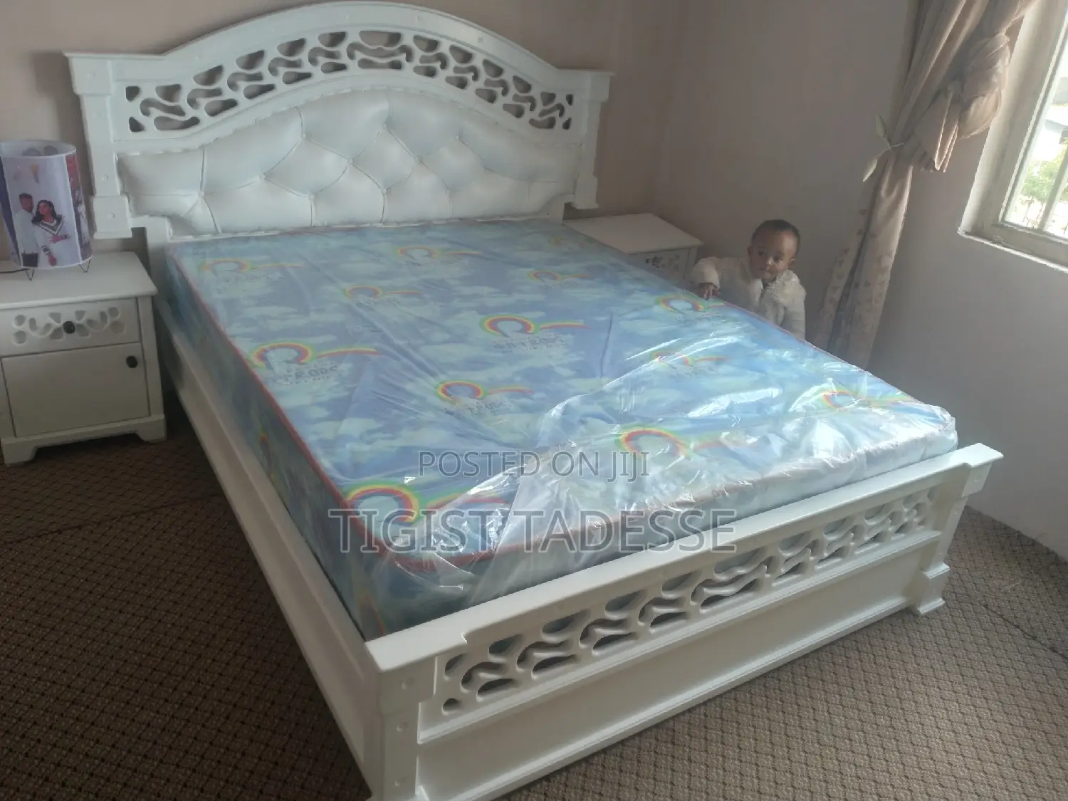 Bed 120cm ዘመኑን የዋጀ ፅድት ያለ