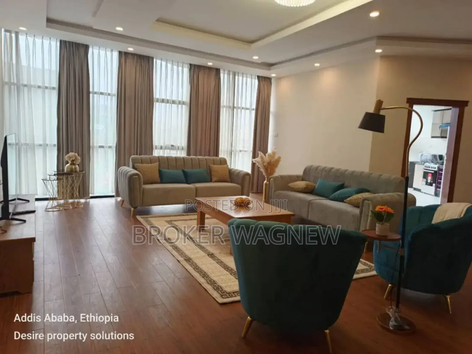 Furnished 2bdrm Apartment in Bole for rent