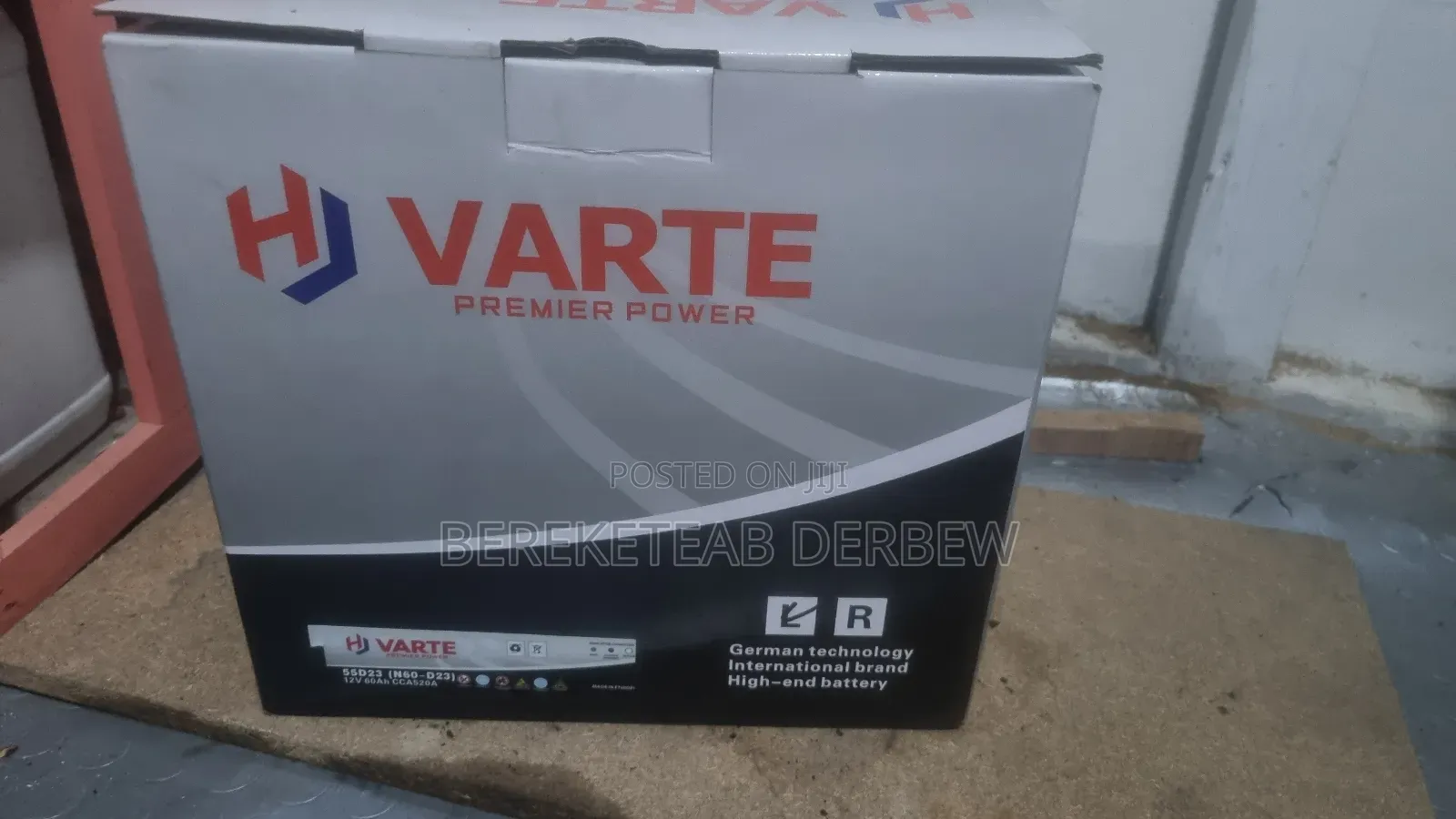 Varte Car Battery