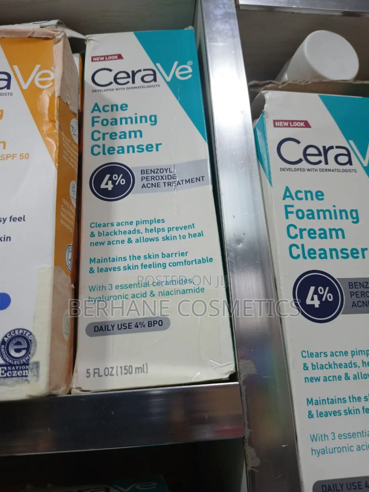 Cerave Acne Foaming Cleanser 4%Benzoyl