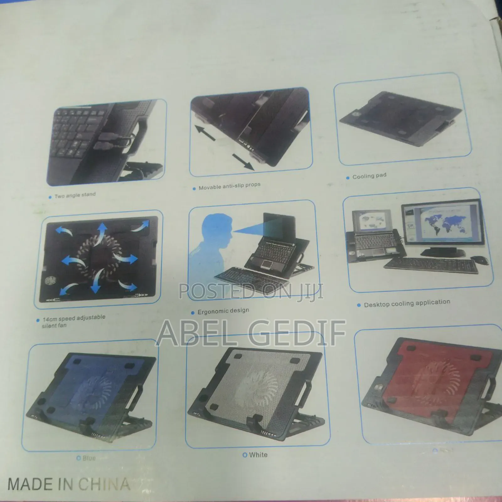 Cooling Fan and Laptop Stand