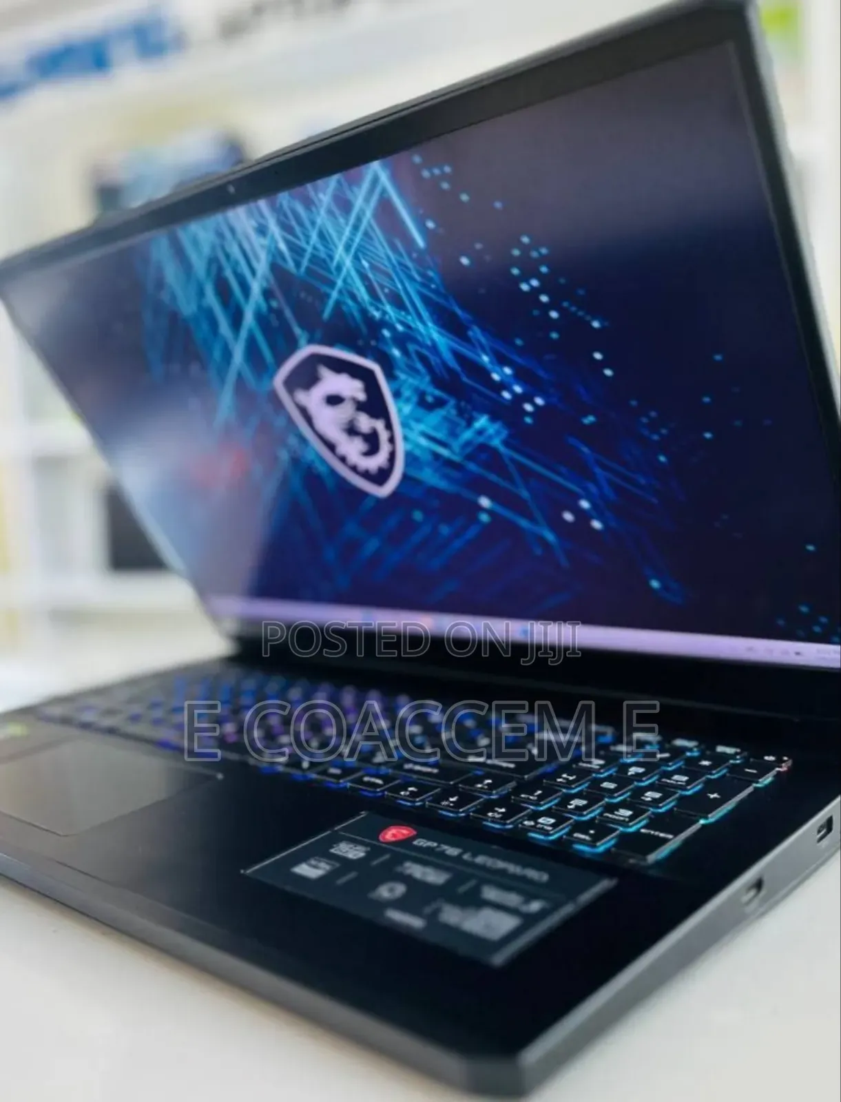 New Laptop MSI 16GB Intel Core I7 SSD 1T