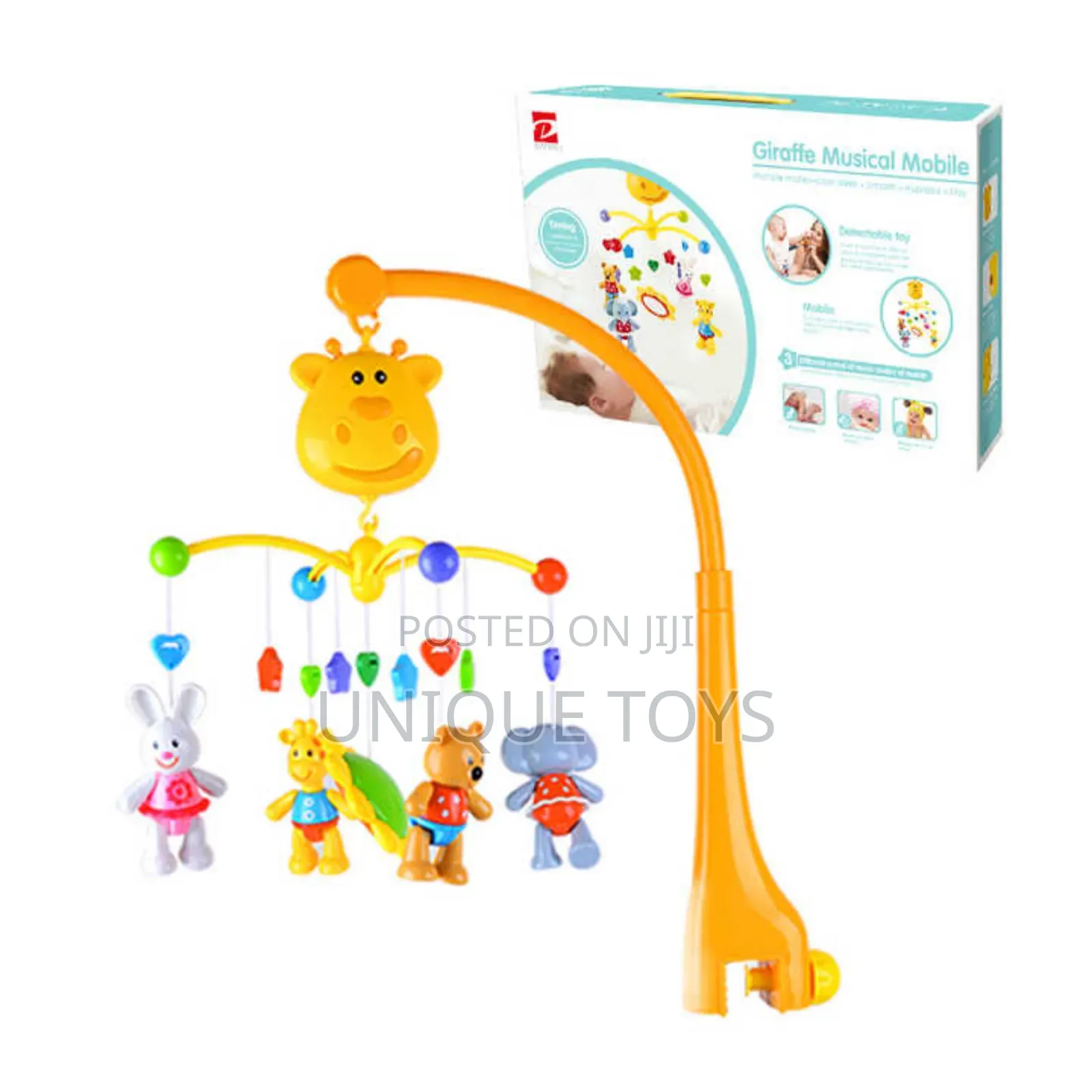 Musical Rotating Bed Bell Mobile Baby Crib Hanging Toy