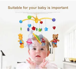 Musical Rotating Bed Bell Mobile Baby Crib Hanging Toy