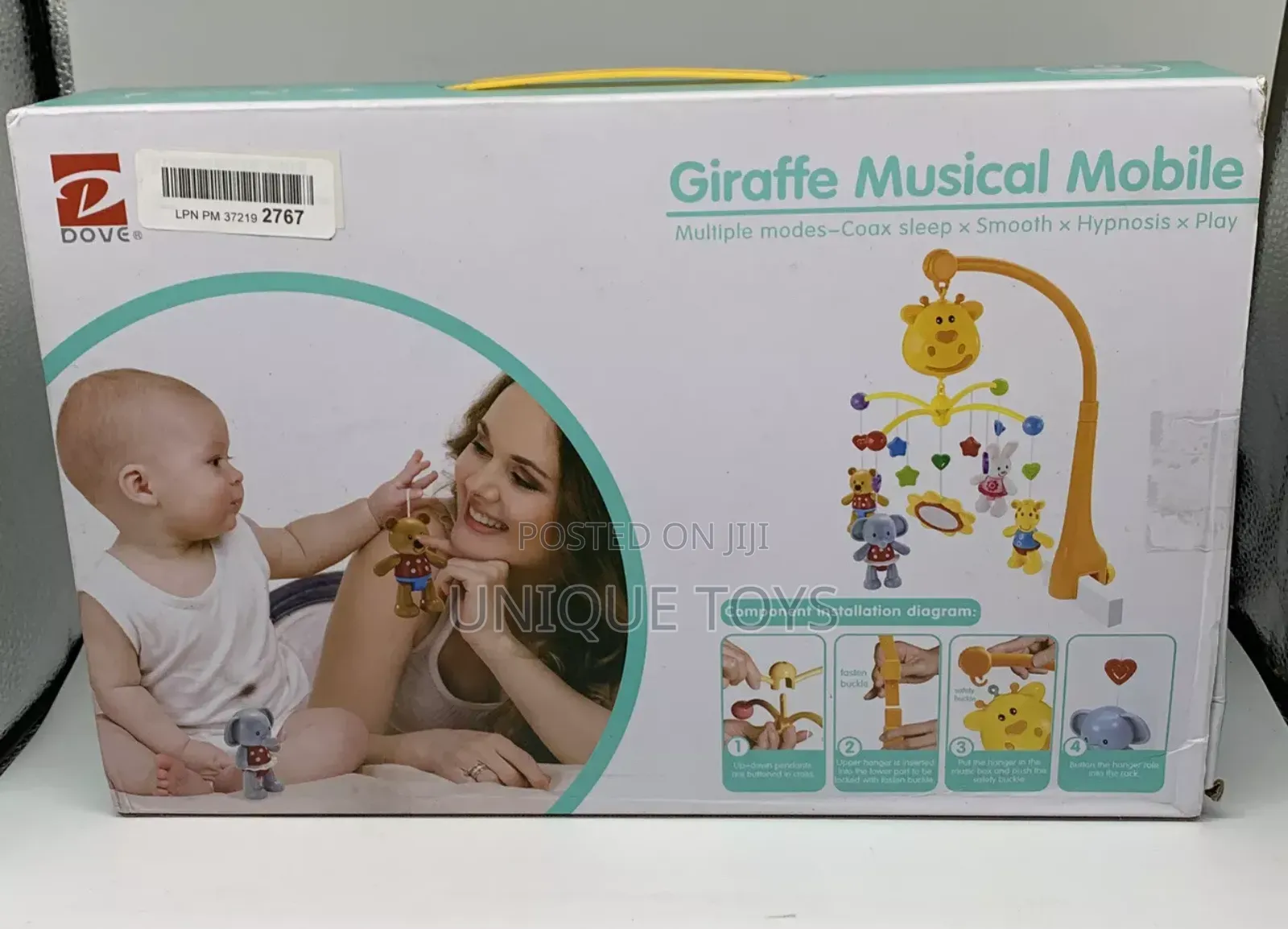 Musical Rotating Bed Bell Mobile Baby Crib Hanging Toy