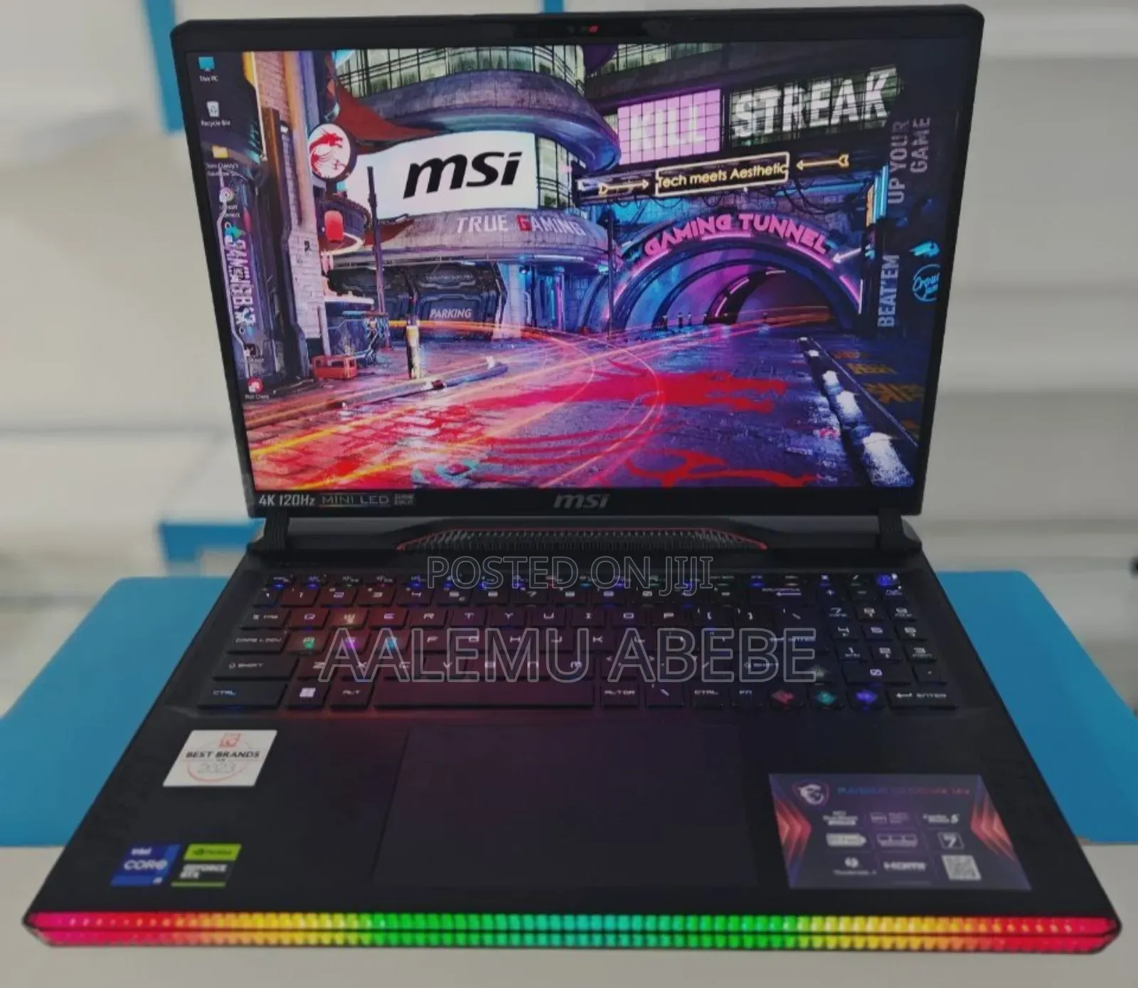 New Laptop MSI 64GB Intel Core I9 SSD 2T