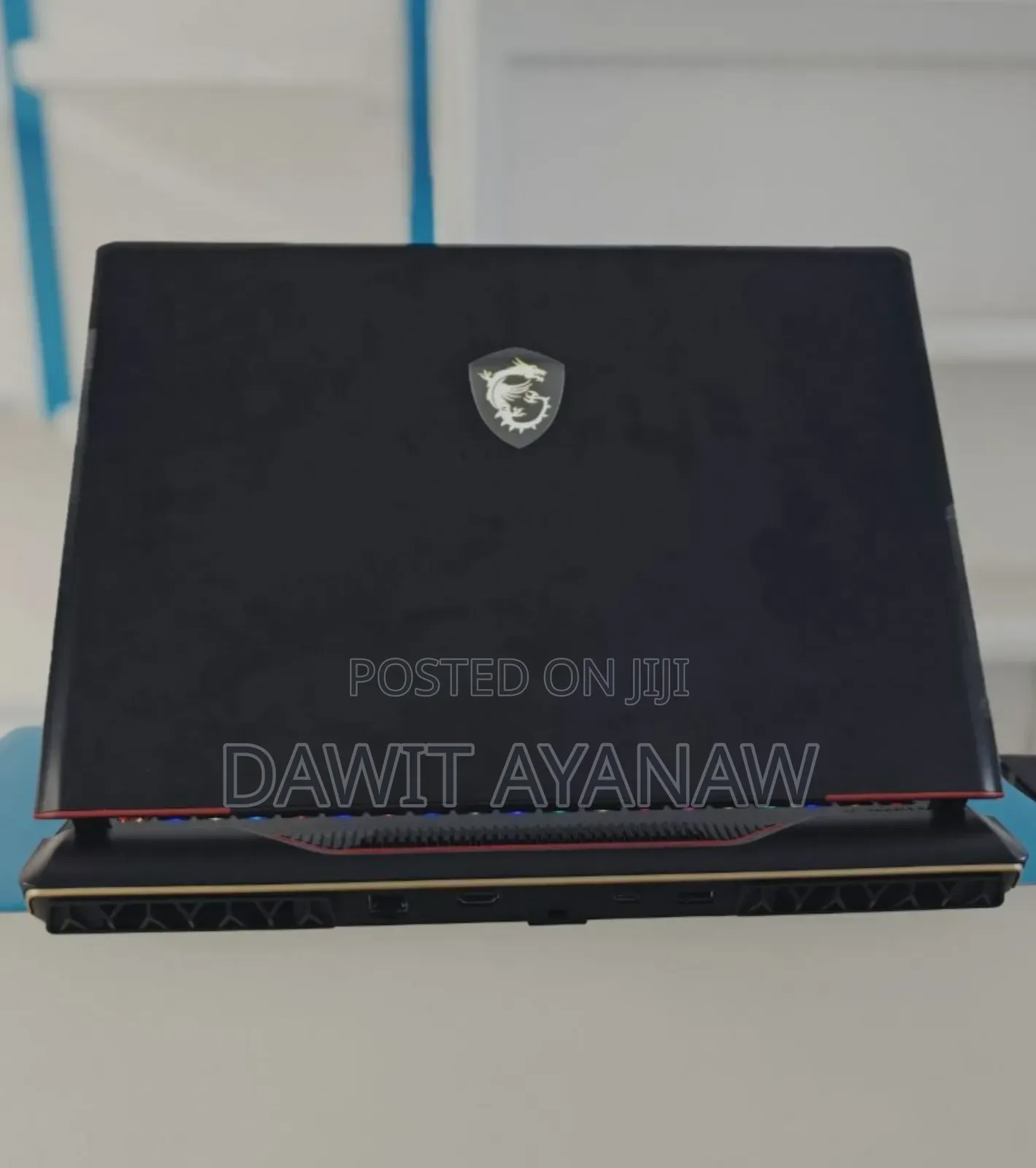 New Laptop MSI GE66 Raider 10SGS 64GB Intel Core I9 SSD 2T